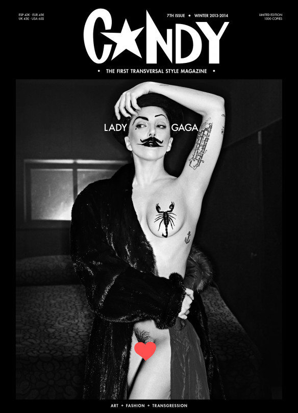 Lady Gaga nua vagina peluda Candy Magazine Lady Gaga nua vagina peluda Candy Magazine